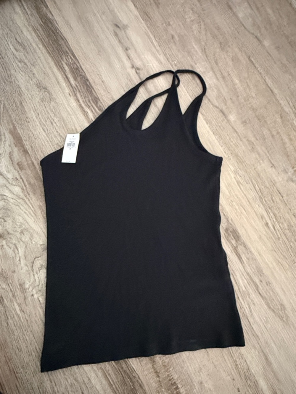 Banana Republic Black- Tank Top one shoulder